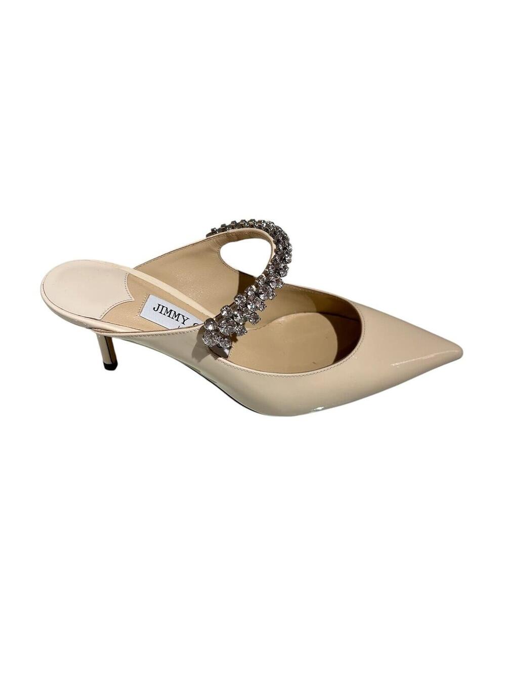 Jimmy Choo Bing Patent Mules(PLEASE REQUEST YOUR SIZE BEFORE PURCHASING)